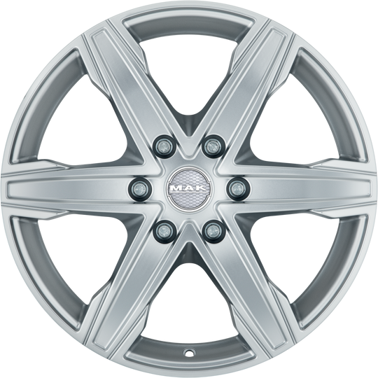 F75706KSI45ZN4 - MAK King6 17X7.5 6X114.3 ET 45MM Silver - MAK Wheels Canada