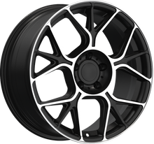 Charger l'image dans la galerie, RW150045 - YKW Replicas MR4 18X8 5X114.3 ET 35mm Gloss Black Machined - YKW Replicas Wheels Canada