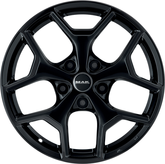 F7580LBGB39LG2X - MAK Liberty 18X7.5 5X110 ET 39MM Gloss Black - MAK Wheels Canada