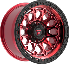 Load image into Gallery viewer, FT101-18905127Q00RTB - Fittipaldi Offroad FT101RTB 18X9 5X127 ET 0MM Gloss Red With Black Ring - Fittipaldi Offroad Wheels Canada