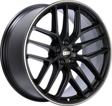 Load image into Gallery viewer, CC2002BPO - BBS CC-R 19X8 5X120 ET 45MM Black With Polished Stainless Steel Rim Protector - BBS Wheels Canada