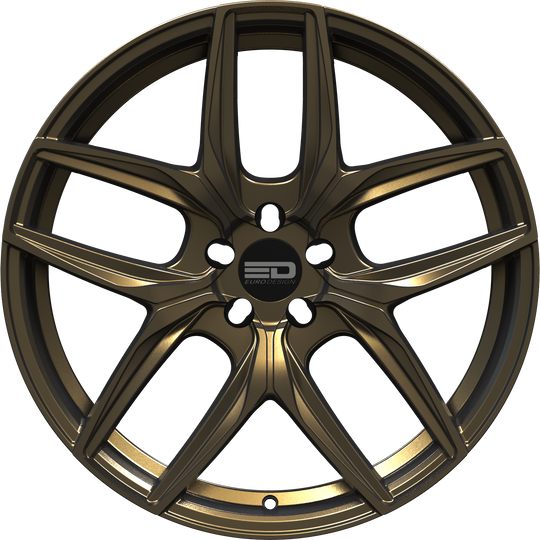 F209EFS3572MBZ - Euro Design Forza - EFS 20X9 5X100 / 5X105 / 5X110 / 5X112 / 5X115 / 5X118 / 5X108 ET 35MM Matte Bronze - Euro Design Wheels Canada