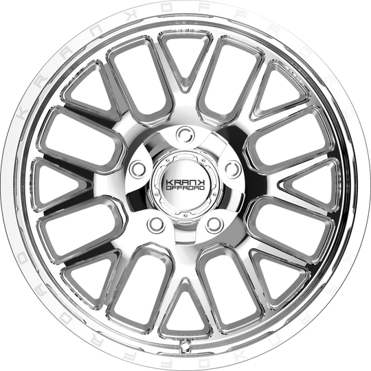 K1020952739P10CH - Krank Offroad Fuse 20X9 5X127 ET 10MM Chrome - Krank Offroad Wheels Canada