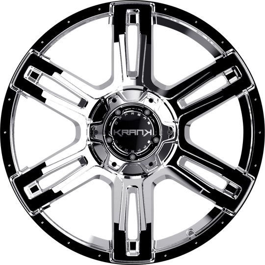 K30209818P18CH - Krank Offroad Caliper 20X9 8X180 ET 18MM Chrome - Krank Offroad Wheels Canada