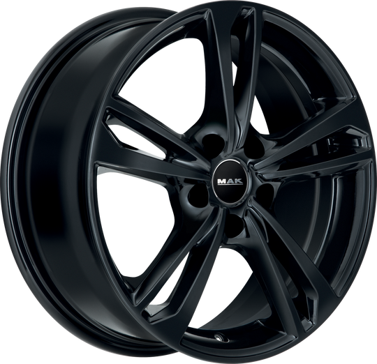 F7570EBGB47VE4X - MAK Emblema 17X7.5 5X112 ET 47MM Gloss Black - MAK Wheels Canada