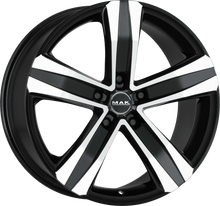 Load image into Gallery viewer, F65605TBM65D3 - MAK Stone5 16X6.5 5X118 ET 65MM Black Mirror - MAK Wheels Canada
