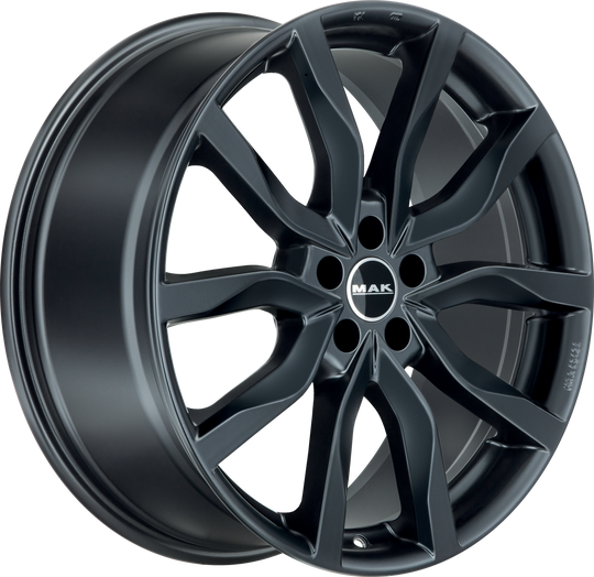 F8520HIMB43IR3 - MAK Highlands 20X8.5 5X120 ET 43MM Matte Black - MAK Wheels Canada