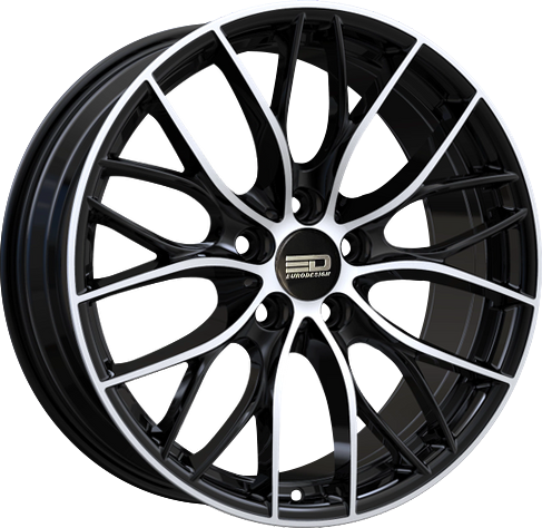 CAM1985F35667GBM - Euro Design Camillo 19X8.5 5X112 ET 35MM Gloss Black Machined - Euro Design Wheels Canada