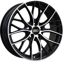 Load image into Gallery viewer, CAM1880J3572GBM - Euro Design Camillo 18X8 5X120 ET 35MM Gloss Black Machined - Euro Design Wheels Canada