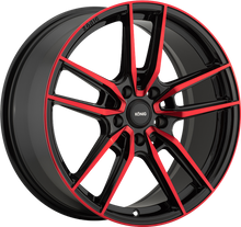 Load image into Gallery viewer, MY8850843R - Konig Myth 18X8 5X108 ET 43MM Gloss Black With Red Tinted Clear Coat - Konig Wheels Canada