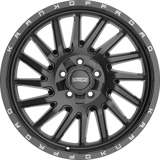 K2020952739Q00GB - Krank Offroad Coil 20X9 5X127 ET 0MM Gloss Black - Krank Offroad Wheels Canada