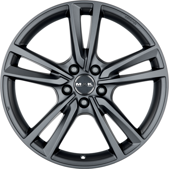 F7570ICMT40FF - MAK Icona 17X7.5 5X114.3 ET 40MM Matte Titanium - MAK Wheels Canada