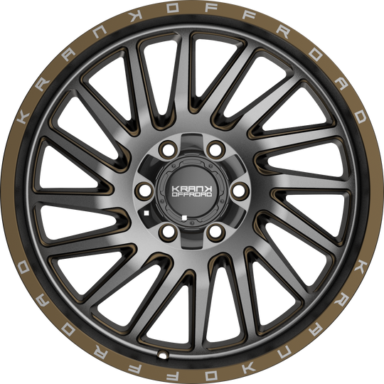 K2020963539P10DT - Krank Offroad Coil 20X9 6X139.7 / 6X135 10mm Bronze Dark Tint - Krank Offroad Wheels Canada