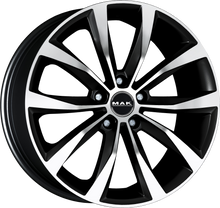 Charger l'image dans la galerie, F8020WFBM38DF - MAK Wolf 20X8 5X105 ET 38MM Black Mirror - MAK Wheels Canada