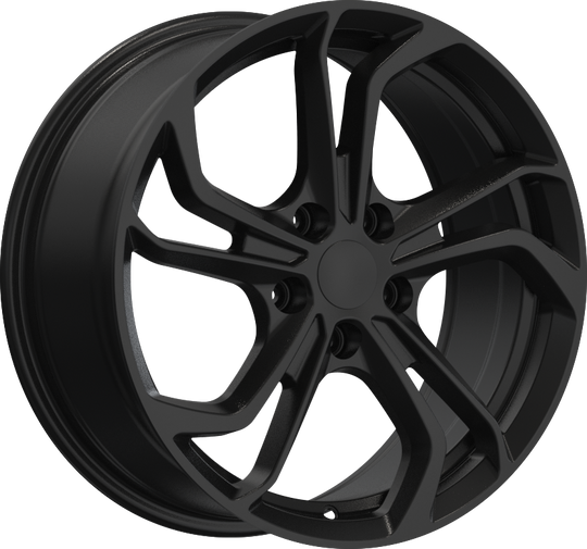 RW150039 - YKW Replicas JA4 18X8 5X114.3 ET 35mm Gloss Black - YKW Replicas Wheels Canada