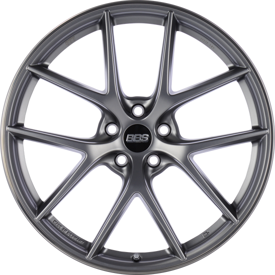 CI0201PSPO - BBS CIR 20X9 5X112 ET 25MM Platinum Silver With Polished Stainless Steel Rim Protector - BBS Wheels Canada