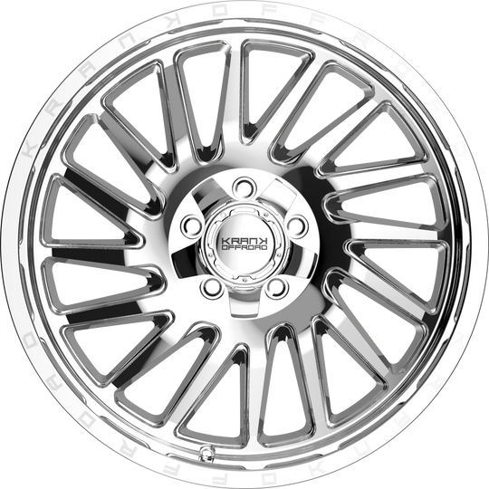 K2020952739P10CH - Krank Offroad Coil 20X9 5X127 ET 10MM Chrome - Krank Offroad Wheels Canada