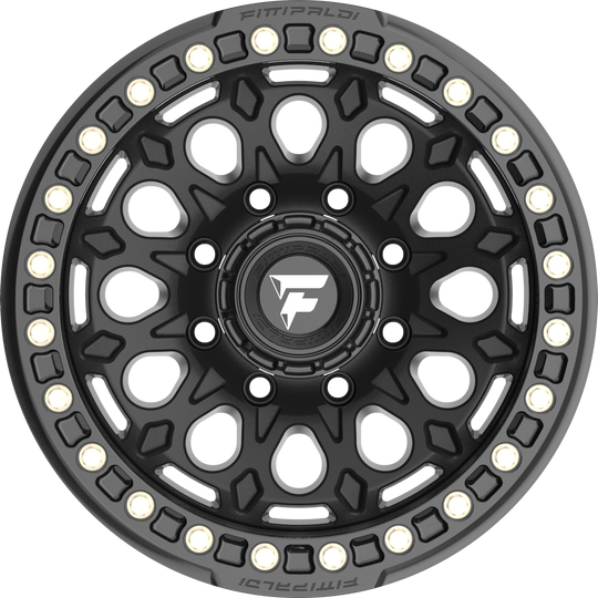 FB153-17906139N15B - Fittipaldi Offroad FB153B 17X9 6X139.7 ET -15MM Satin Black With Gloss Black Ring - Fittipaldi Offroad Wheels Canada