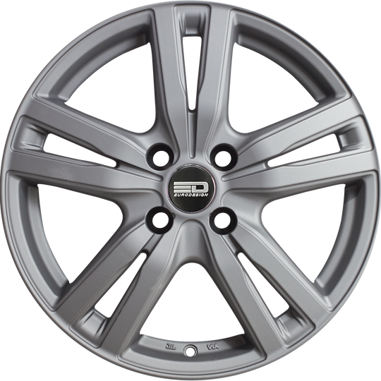 OTT1560EFS3572MG - Euro Design Ottano - EFS 15X6 5X100 / 5X105 / 5X110 / 5X112 / 5X115 / 5X118 / 5X108 ET 35MM Matte Gunmetal - Euro Design Wheels Canada