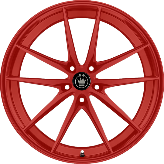 OS8851445R - Konig Oversteer 18X8 5X114.3 ET 45MM Gloss Red - Konig Wheels Canada