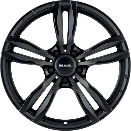 F8070LTMB34IBX - MAK Luft W 17X8 5X120 ET 34MM Matte Black - MAK Wheels Canada