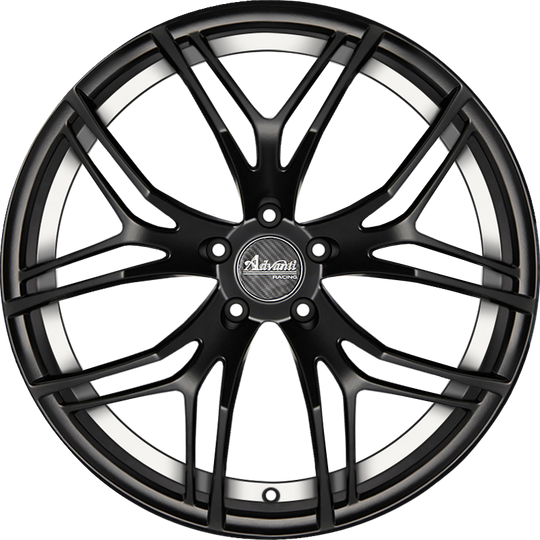 BO9N520355 - Advanti Bello 19X9.5 5X120 ET 35MM Matte Black With Undercut - Advanti Wheels Canada