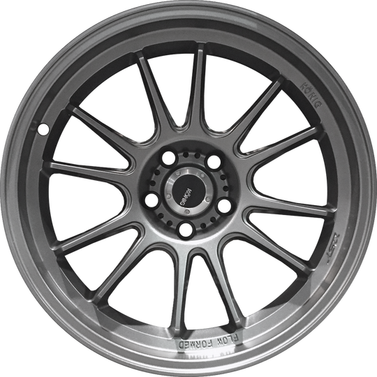 HG9851425G - Konig Hypergram 18X9.5 5X114.3 ET 25MM Matte Grey - Konig Wheels Canada