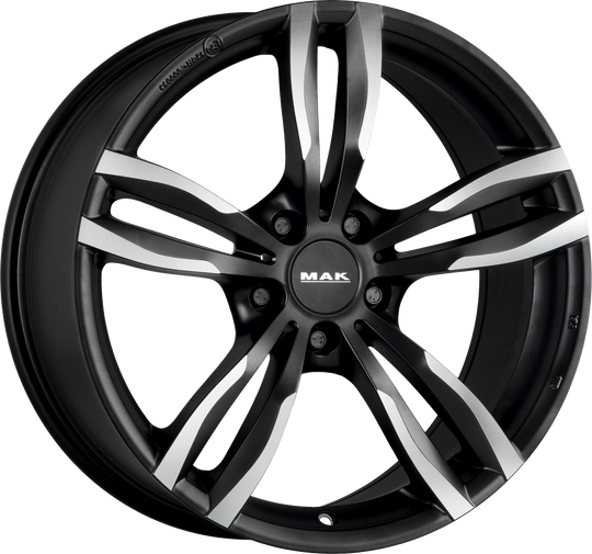 F7570LTIB32I2BX - MAK Luft W 17X7.5 5X120 ET 32MM Ice Black - MAK Wheels Canada