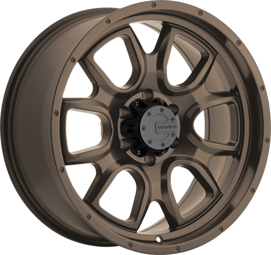 M198973N068 - Mamba M19 18X9 5X127 ET -6MM Bronze - Mamba Wheels Canada