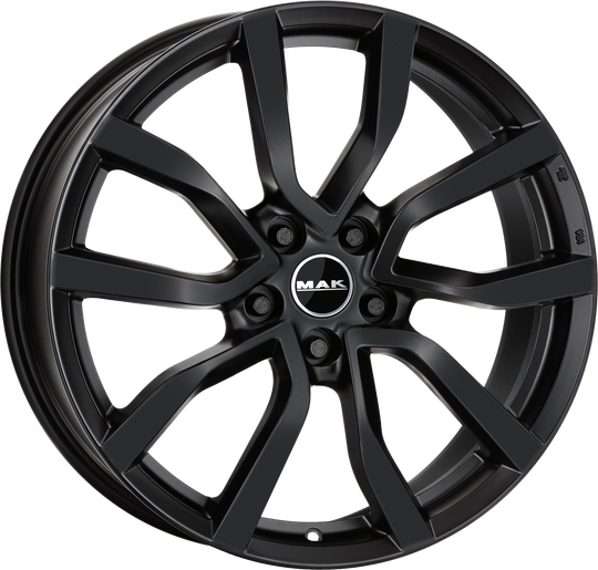 F8521NDMB41IR2 - MAK Midlands 21X8.5 5X120 ET 41MM Matte Black - MAK Wheels Canada