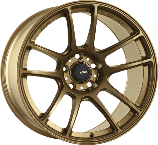 HL88512428 - Konig Heliogram 18X8.5 5X112 ET 42MM Matte Bronze - Konig Wheels Canada