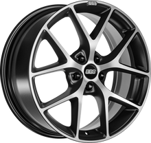 Load image into Gallery viewer, SR025VGPK - BBS SR 17X7.5 5X100 ET 48MM Volcano Grey With Diamond Cut Face and Protective Clear Coat - BBS Wheels Canada