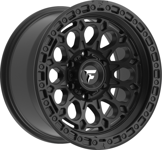 FT101-20905139P18SB - Fittipaldi Offroad FT101SB 20X9 5X139.7 ET 18MM Satin Black - Fittipaldi Offroad Wheels Canada