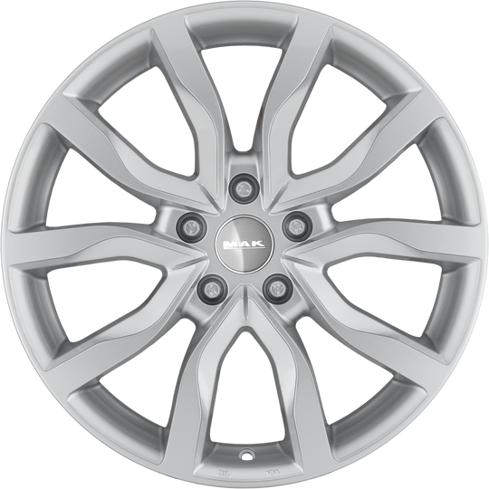F9021HISI40FF - MAK Highlands 21X9 5X114.3 ET 40MM Silver - MAK Wheels Canada
