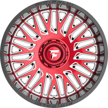 Charger l'image dans la galerie, FA07-22128170N44MBRM - Fittipaldi Offroad FA07MBRM 22X12 8X170 ET -44MM Gloss Black With Red Tint Machined Face and Milled Windows - Fittipaldi Offroad Wheels Canada