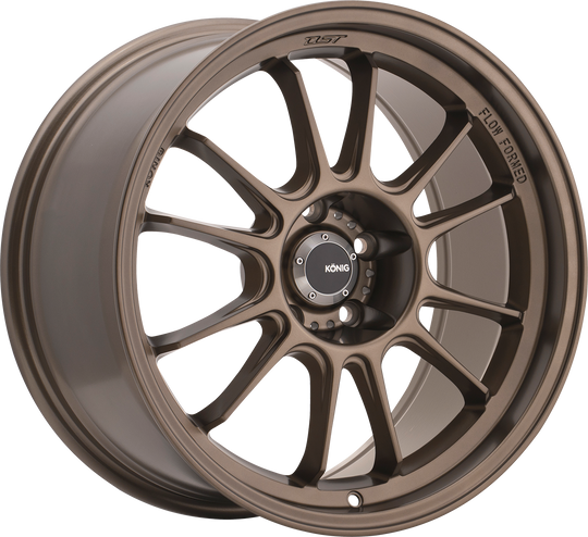 HG97100458 - Konig Hypergram 17X9 4X100 ET 45MM Race Bronze - Konig Wheels Canada
