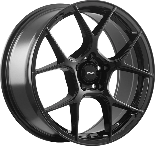 DG89508435 - Konig Diverge 19X8.5 5X108 ET 43MM Gloss Black - Konig Wheels Canada