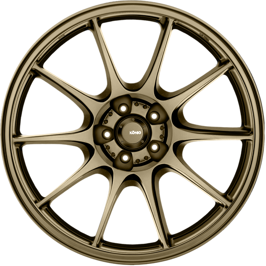 DK95100358 - Konig Dekagram 15X9 4X100 ET 35MM Gloss Bronze - Konig Wheels Canada