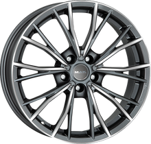 Load image into Gallery viewer, F8070MKQM23WSX - MAK Mark 17X8 5X112 ET 23MM Gunmetal With Mirror Face - MAK Wheels Canada