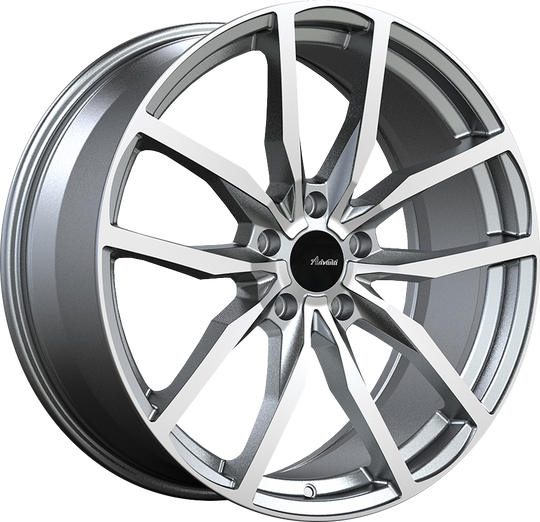 RA8851235G - Advanti Rasato 18X8 5X112 ET 35MM Matte Grey With Machined Face - Advanti Wheels Canada
