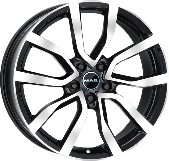 F9521NDBM35WS2X - MAK Midlands 21X9.5 5X112 ET 35MM Black Mirror - MAK Wheels Canada