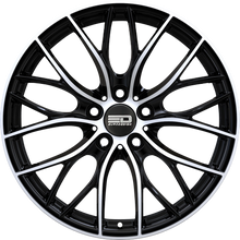 Charger l'image dans la galerie, CAM1985F35667GBM - Euro Design Camillo 19X8.5 5X112 ET 35MM Gloss Black Machined - Euro Design Wheels Canada