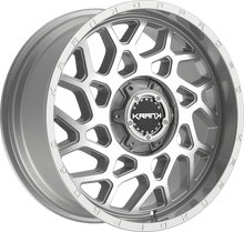 Load image into Gallery viewer, K8021263539N44MU - Krank Offroad Ambush 20X12 6X135 / 6X139.7 -44mm Brushed Aluminum - Krank Offroad Wheels Canada