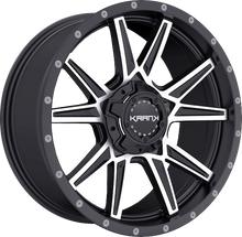 Charger l'image dans la galerie, K7018952739P18GBM - Krank Offroad Cylinder 18X9 5X127 ET 18MM Gloss Black With Machined Face - Krank Offroad Wheels Canada