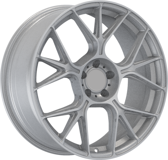 RW150033 - YKW Replicas MR4 18X8 5X112 ET 30MM Silver - YKW Replicas Wheels Canada
