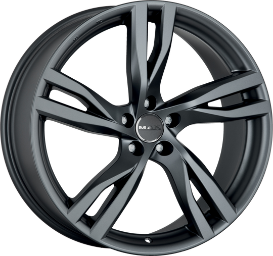 F8080KSMT45GD3X - MAK Stockholm 18X8 5X108 ET 45MM Matte Titanium - MAK Wheels Canada