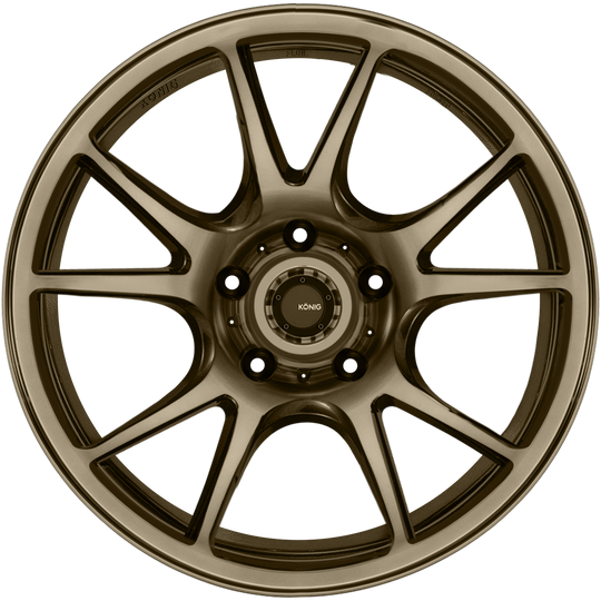 AM88514358 - Konig Ampliform 18X8.5 5X114.3 ET 35MM Gloss Bronze - Konig Wheels Canada