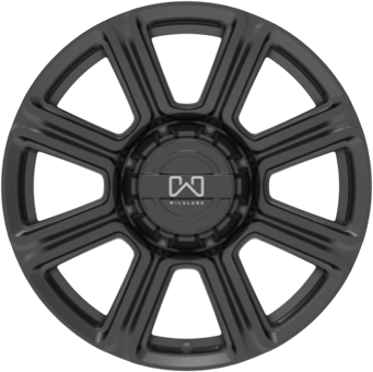 H178539271877GB - Wildland Hurricane 17X8 5X127 ET 18MM Gloss Black - Wildland Wheels Canada