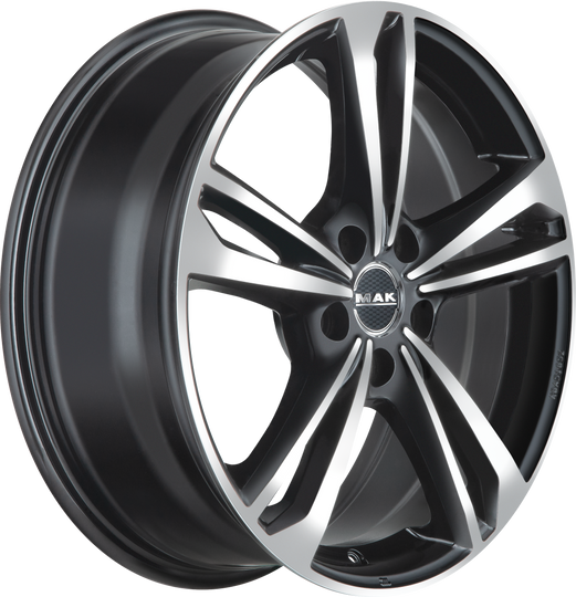 F7080EBBM40FF - MAK Emblema 18X7 5X114.3 ET 40MM Black Mirror - MAK Wheels Canada