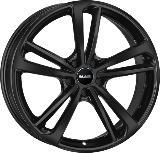 F9020NBGB29WSX - MAK Nurburg 20X9 5X112 ET 29MM Gloss Black - MAK Wheels Canada